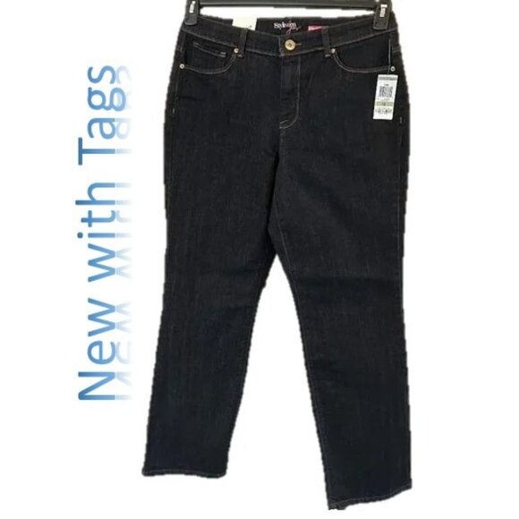 Style & Co. Denim - STYLE & CO Straight Up Cool Blue Jeans - 12